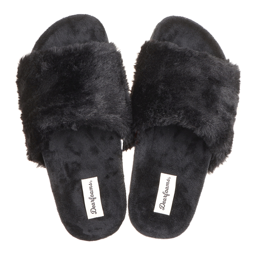 DEARFOAMS Women s Open Toe Memory Foam Slippers need1 .au