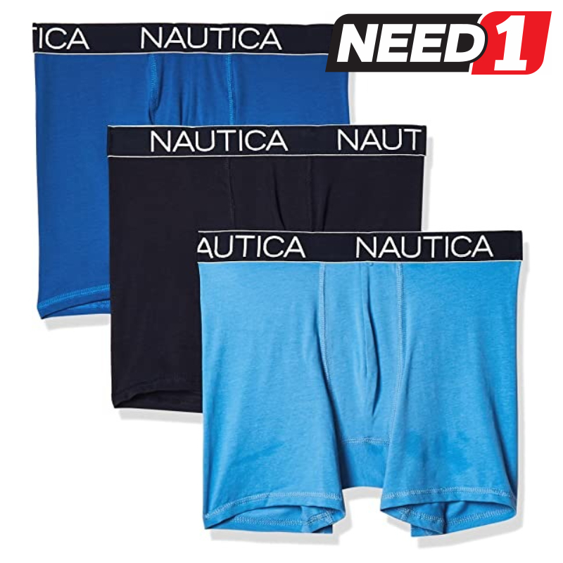 NAUTICA 4pcs Men's Cotton Stretch Briefs Underwear 
