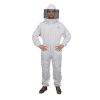 Men's Polycotton Beekeeping Suit with Round Veil