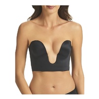 Women's Refined 4 Way Strapless Convertible Plunge Bustier Plunge Bra