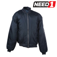 Men's Nylon Flying Waterproof Jacket with Zip Front Closure