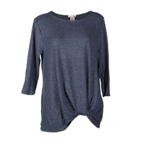 Women's 3/4 Sleeve Knot Style Top