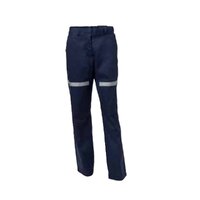 Women's Fire Retardant Drill Pants with Reflective Tape