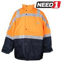 Hi-Vis All Weather Jacket with Reflective Tape