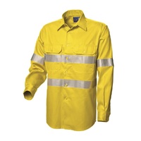 Men's Koolflow Hi-Vis Button-Up Shirt With Reflective Tape