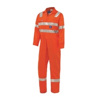 Men's Light weight Hi-Vis Drill Coverall with Reflective Tape