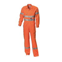 Men's Hi-Vis Drill Coverall with Reflective Tape