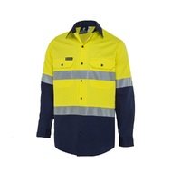 Men's Hi-Vis Button-Up Koolflow Shirt with Reflective Tape