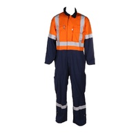 Men's 2-Tone Light Weight Hi-vis Long Sleeves Coverall