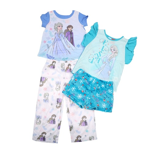 4pcs Girl's Frozen Pajama Set