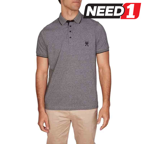 Men's Fine Stripped Polo