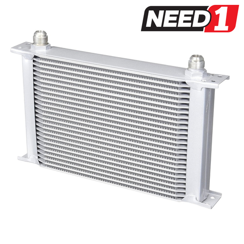 Universal 25-Row Oil Cooler, Silver