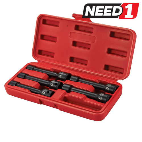 5pc 1/2" Drive Head Bolt Socket Set 12-Point