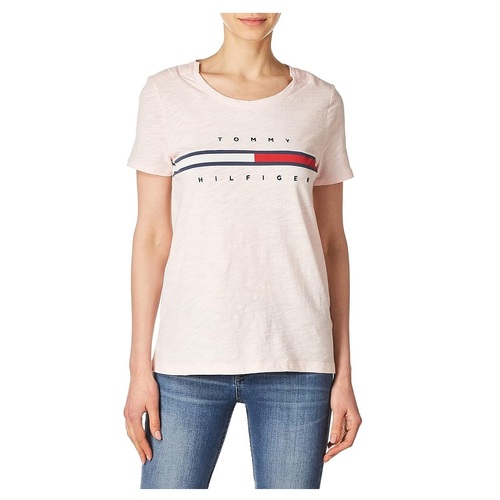 Women’s Adaptive Short Sleeve Signature Stripe T-Shirt with Magnetic Buttons