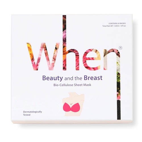 4 Pairs Beauty Breast Bio-cellulose Sheet Masks