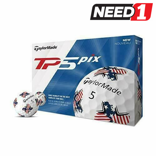 TP5 Pix USA Golf Balls, 1 Dozen