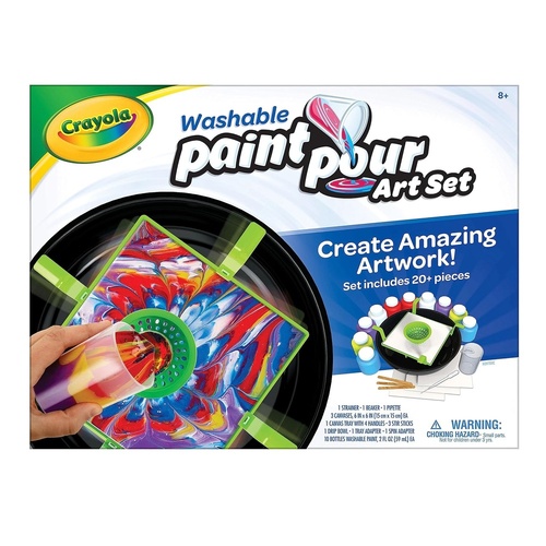 20pcs Washable Paint & Pour Art Set