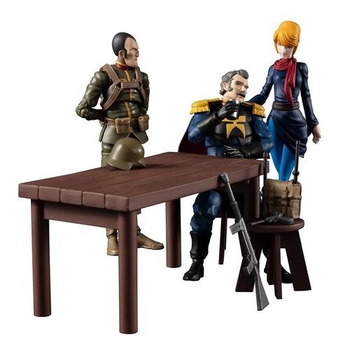 G.M.G Mobile Suit Gundam Principality Of Zeon Team Ramba Ral Set with Gifts