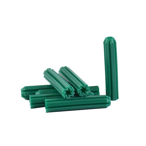 500pc Green Wall Plug – 7 x 35mm