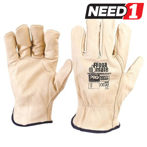 Cow Grain Leather Gloves