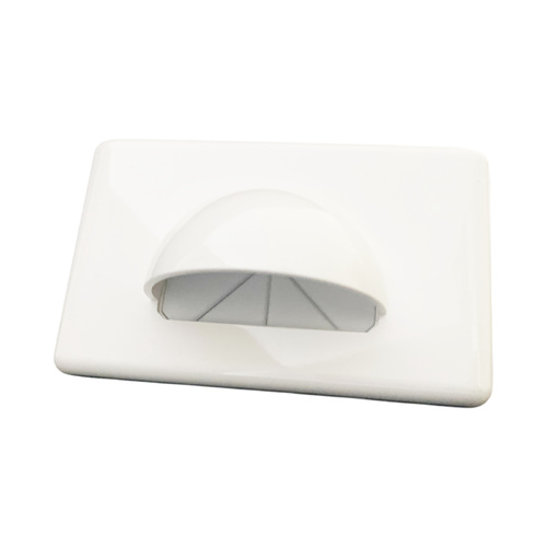 Bull Nose Wall Plate Cable Management Outlet Plate