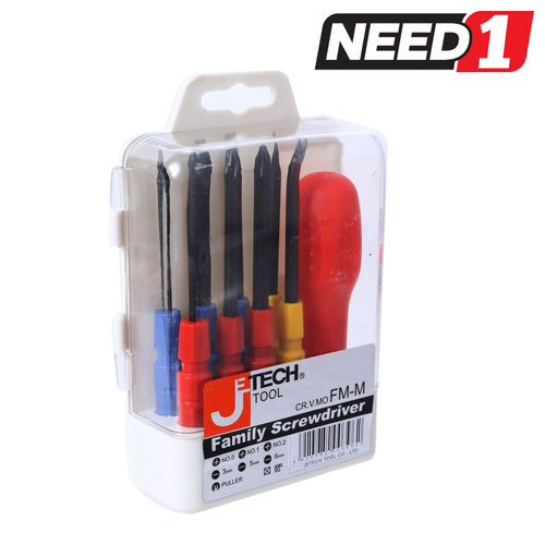 8pc Family Screwdriver Set