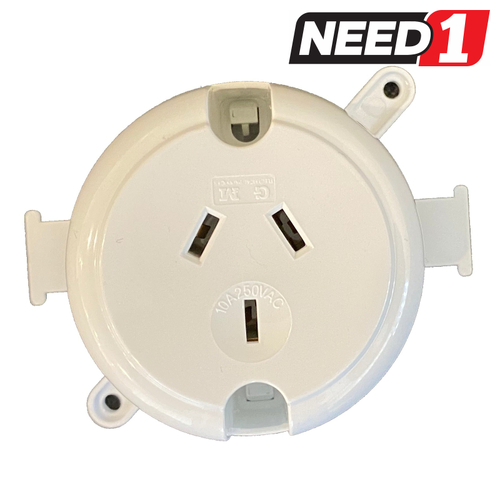 Surface Socket Single Plug Base 10A Electrical Outlet