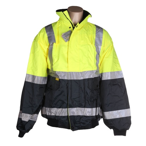 Hi-Vis Fleece Pilot Jacket with Reflective Tape