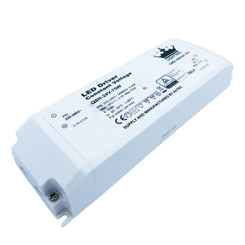 24 Volt / 75 Watt LED Driver Constant Voltage