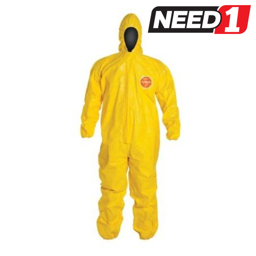 3 Pack Tychem C Limited-Use Chemical Protective Clothing