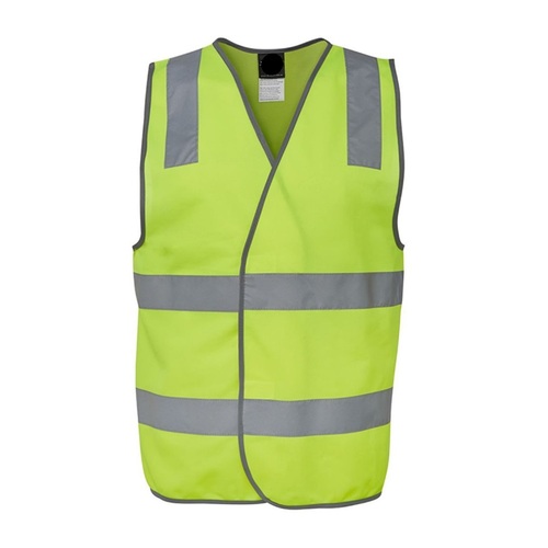 Men's Hi-Vis Zip Front Vest with Reflective Tape