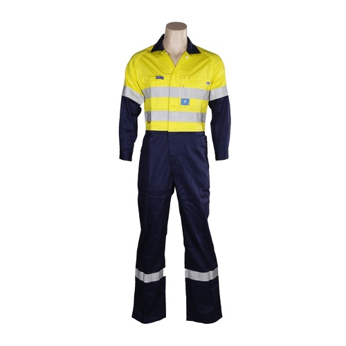 Men's 2-Tone Fire Retardant Hi-Vis Coverall