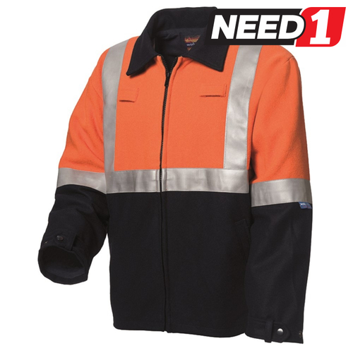 Men's Hi-Vis Wool Blend Bluey Jacket