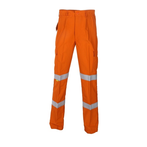 Men's Nomex Rip Resistant Hi Vis Pants with Scotchline Reflective Tape